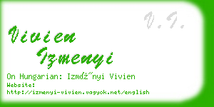 vivien izmenyi business card